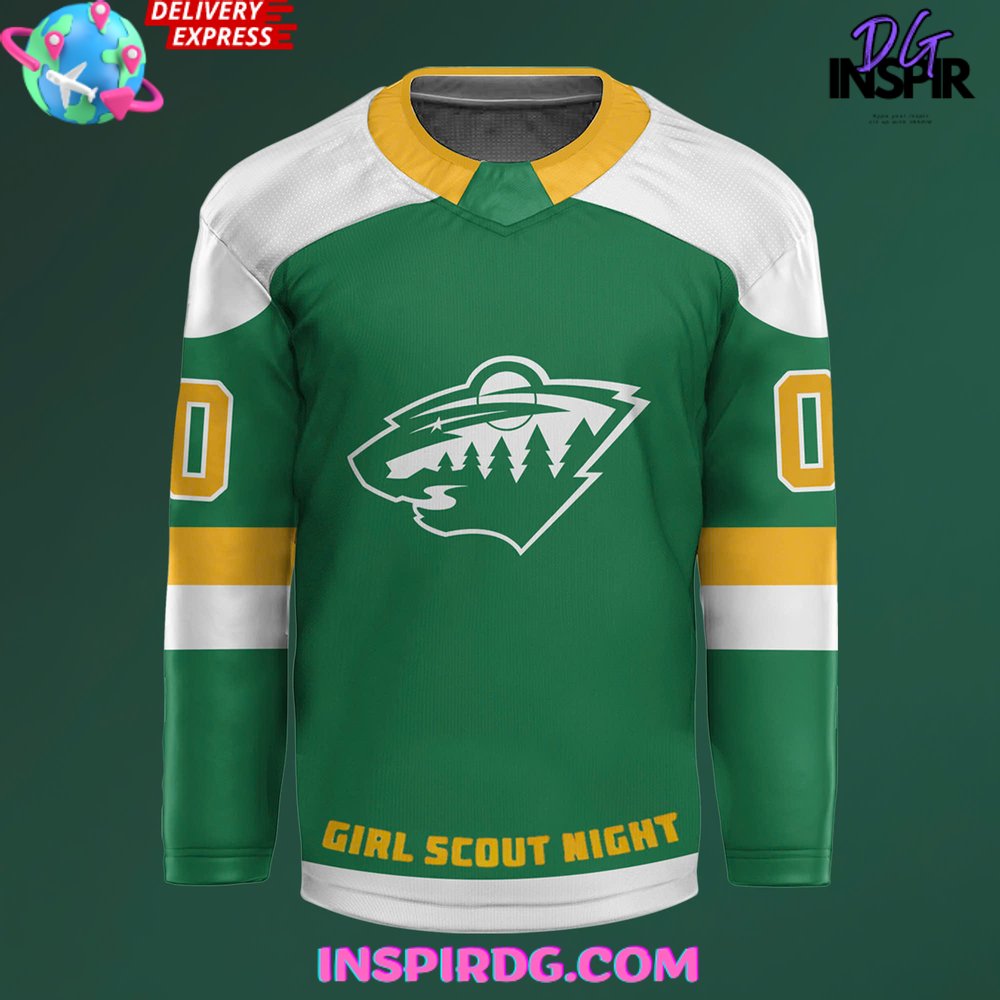 Minnesota Wild Girl Scout Night Special Edition Hockey Jersey