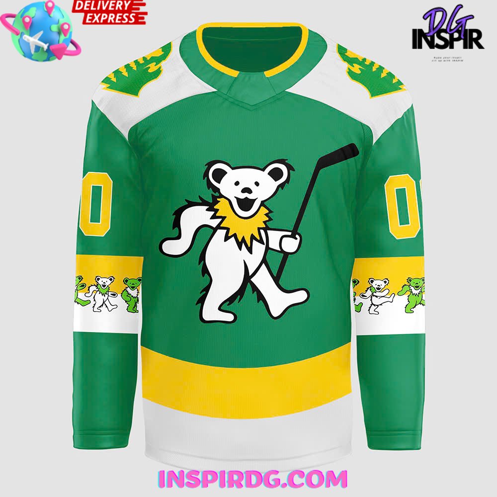Minnesota Wild Grateful Dead Night 2024 Hockey Jersey