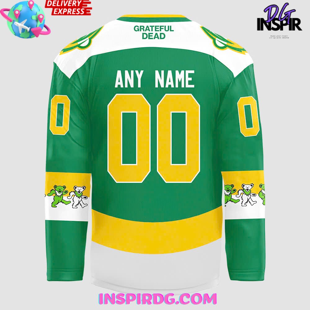 Minnesota Wild Grateful Dead Night 2024 Hockey Jersey