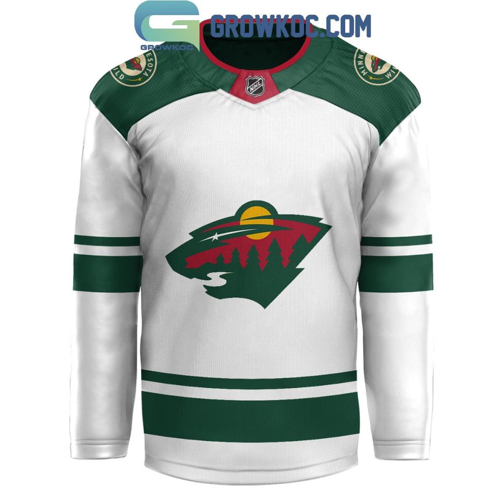 Minnesota Wild Happy 50Th Anniversary Of Hello Kitty Hockey Jersey