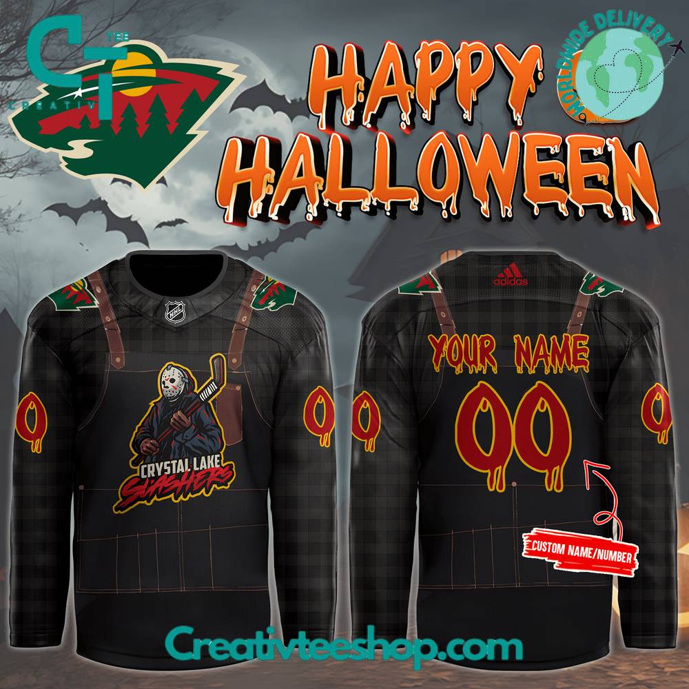 Minnesota Wild Happy Halloween Hockey Jersey