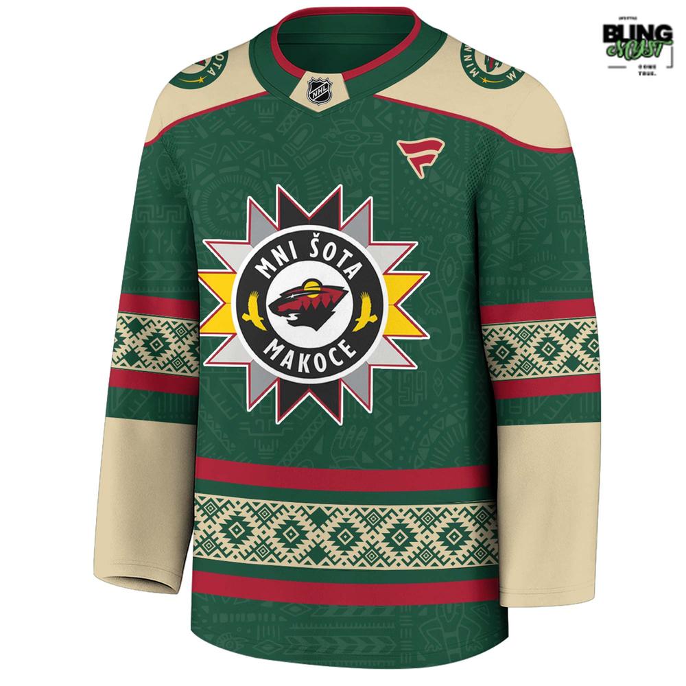 Minnesota Wild Indigenous People Heritage 2025 Hockey Jersey