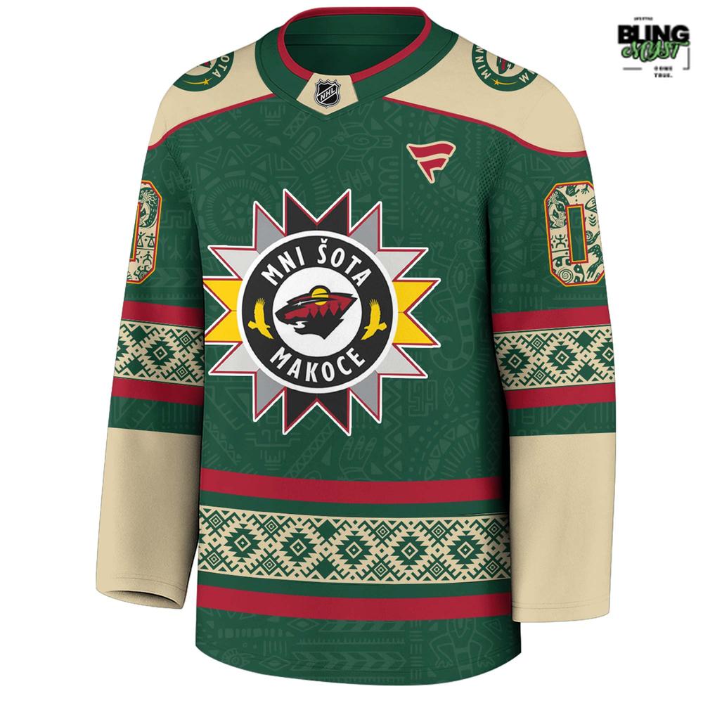Minnesota Wild Indigenous People Heritage 2025 Hockey Jersey