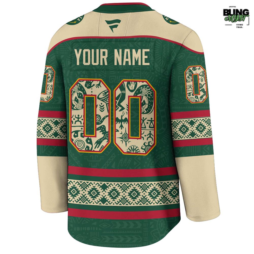 Minnesota Wild Indigenous People Heritage 2025 Hockey Jersey