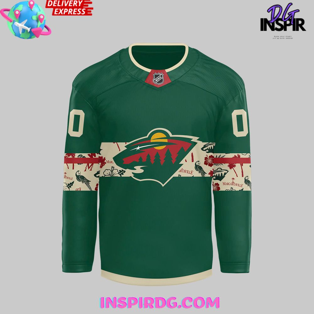 Minnesota Wild Margaritaville Night Special Edition Hockey Jersey