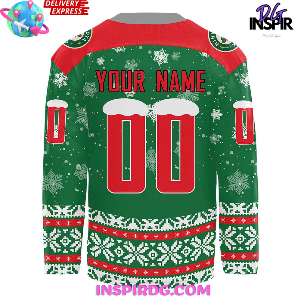 Minnesota Wild Merry Christmas Holiday Special Hockey Jersey