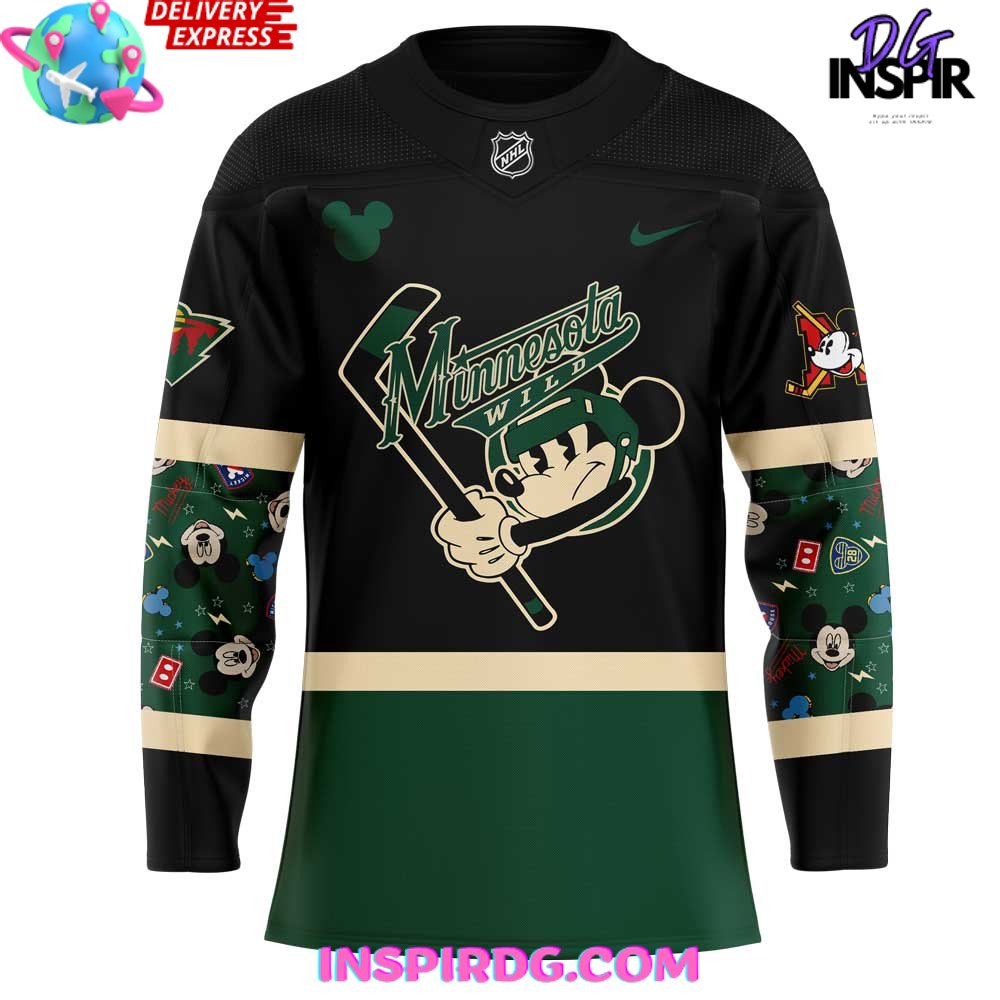 Minnesota Wild Mickey &amp; Friends Special Hockey Jersey