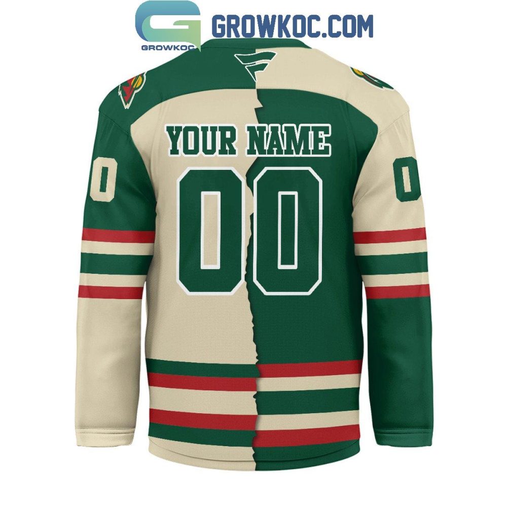 Minnesota Wild Mix Home Away Hockey Jersey