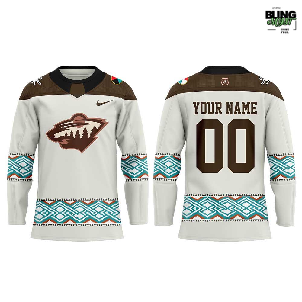 Minnesota Wild Native American Heritage Night 2026 Hockey Jersey