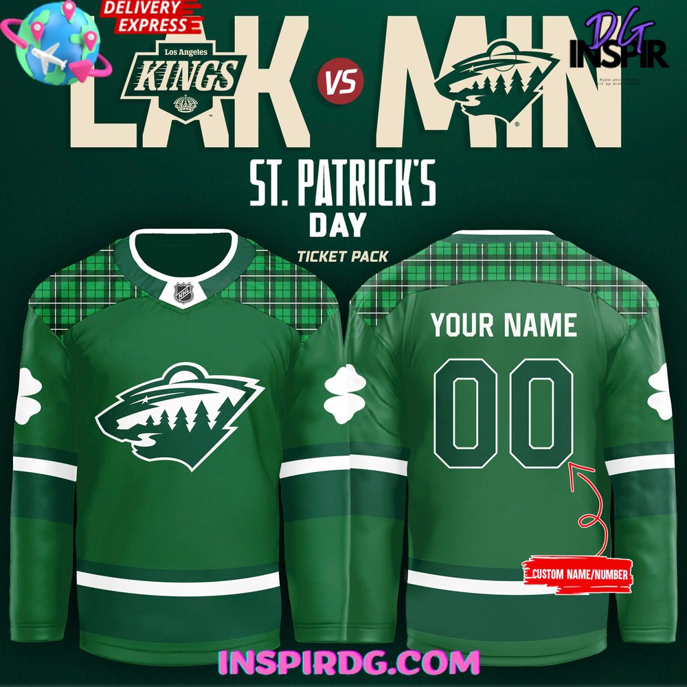 Minnesota Wild St. Patrick’S Day 2025 Jersey