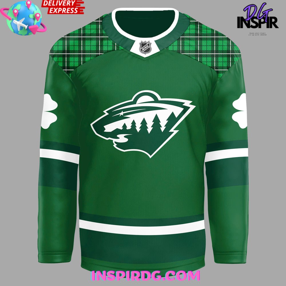 Minnesota Wild St. Patrick’S Day 2025 Jersey