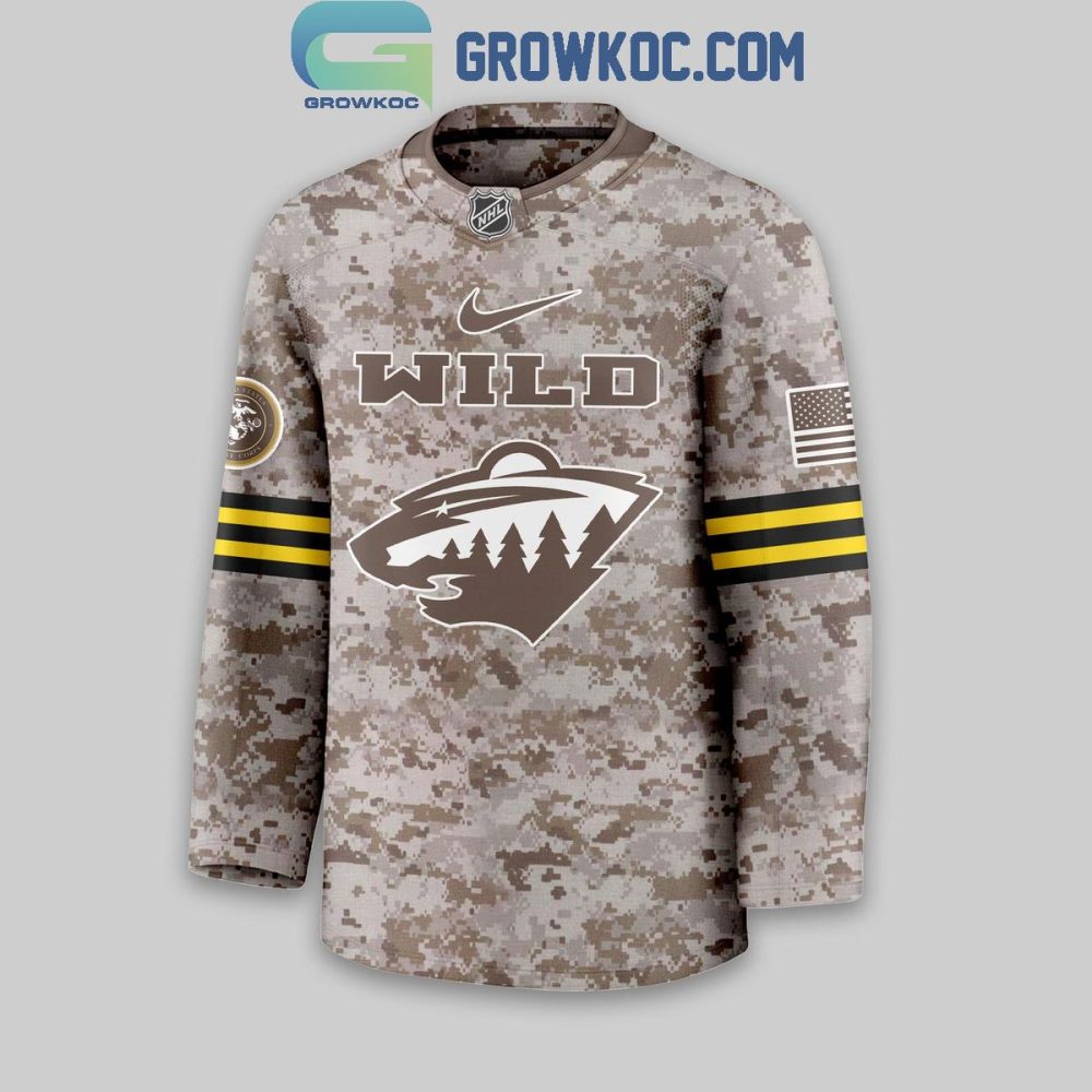 Minnesota Wild Us Marine Corps Hockey Jersey