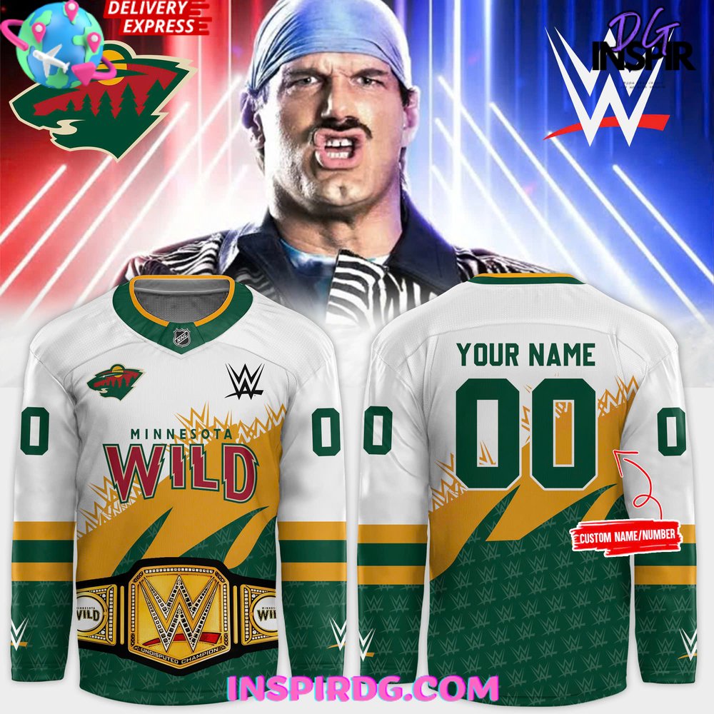 Minnesota Wild Wwe Night Special Edition Hockey Jersey