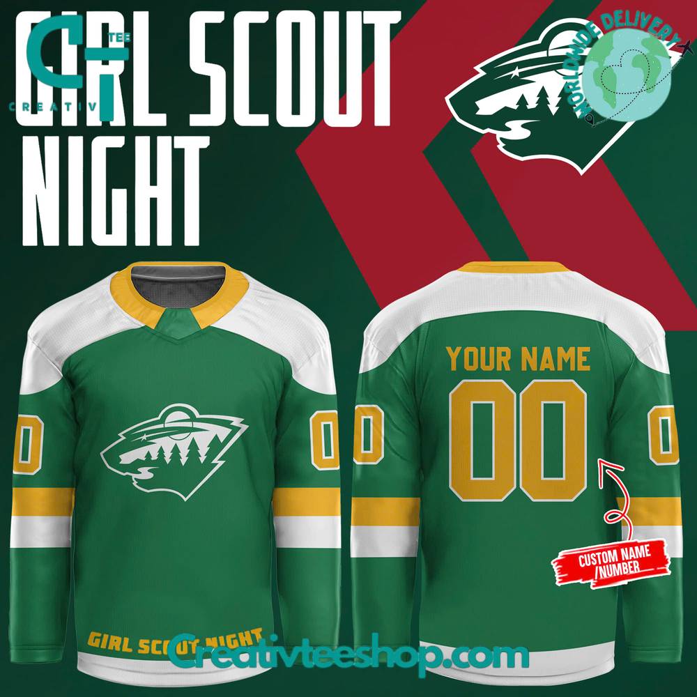 Minnesota Wild X 2024 Girl Scout Night Limited Edition Hockey Jersey