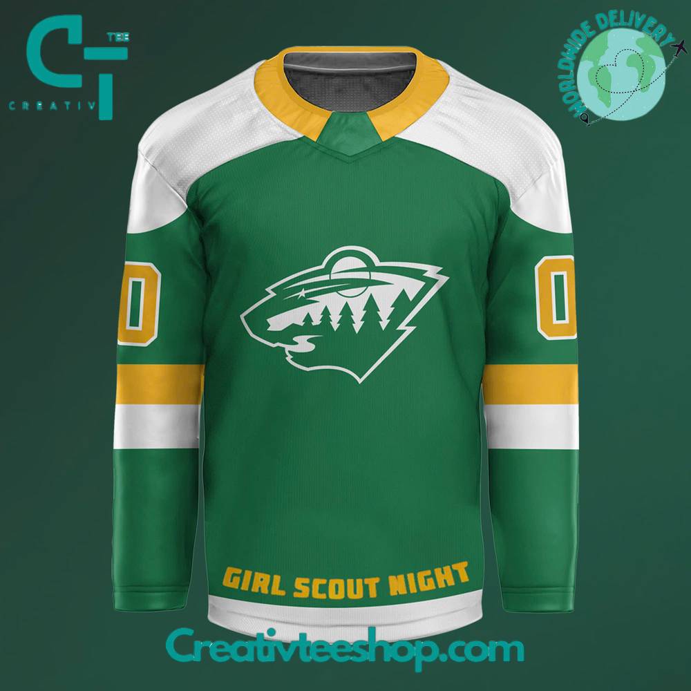 Minnesota Wild X 2024 Girl Scout Night Limited Edition Hockey Jersey