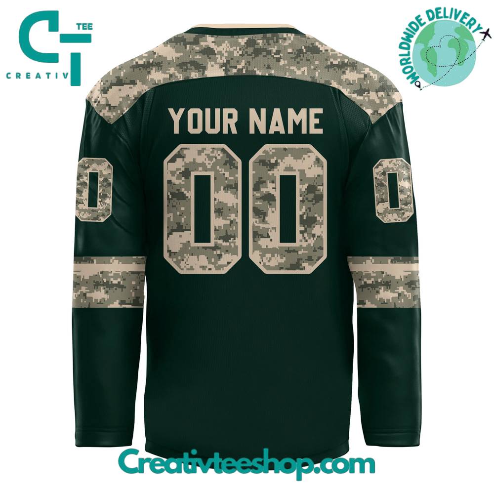 Minnesota Wild X 2024 Military Appreciation Night Hockey Jersey