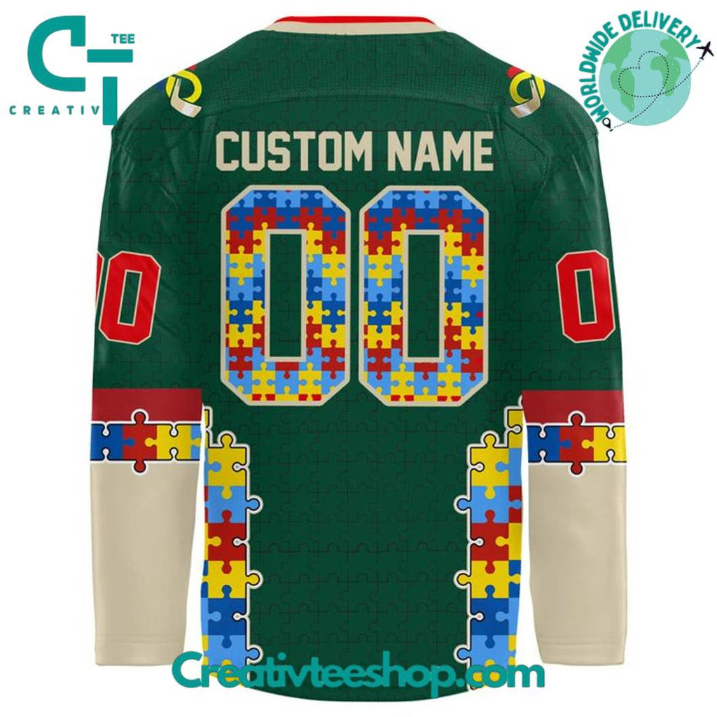 Minnesota Wild X 2025 Autism Awareness Night Special Hockey Jersey