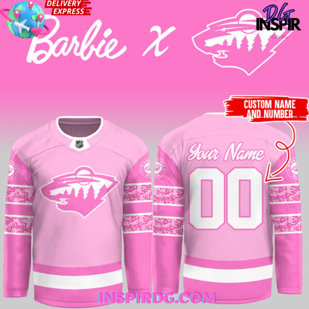 Minnesota Wild X Barbie Night 2025 Hockey Jersey