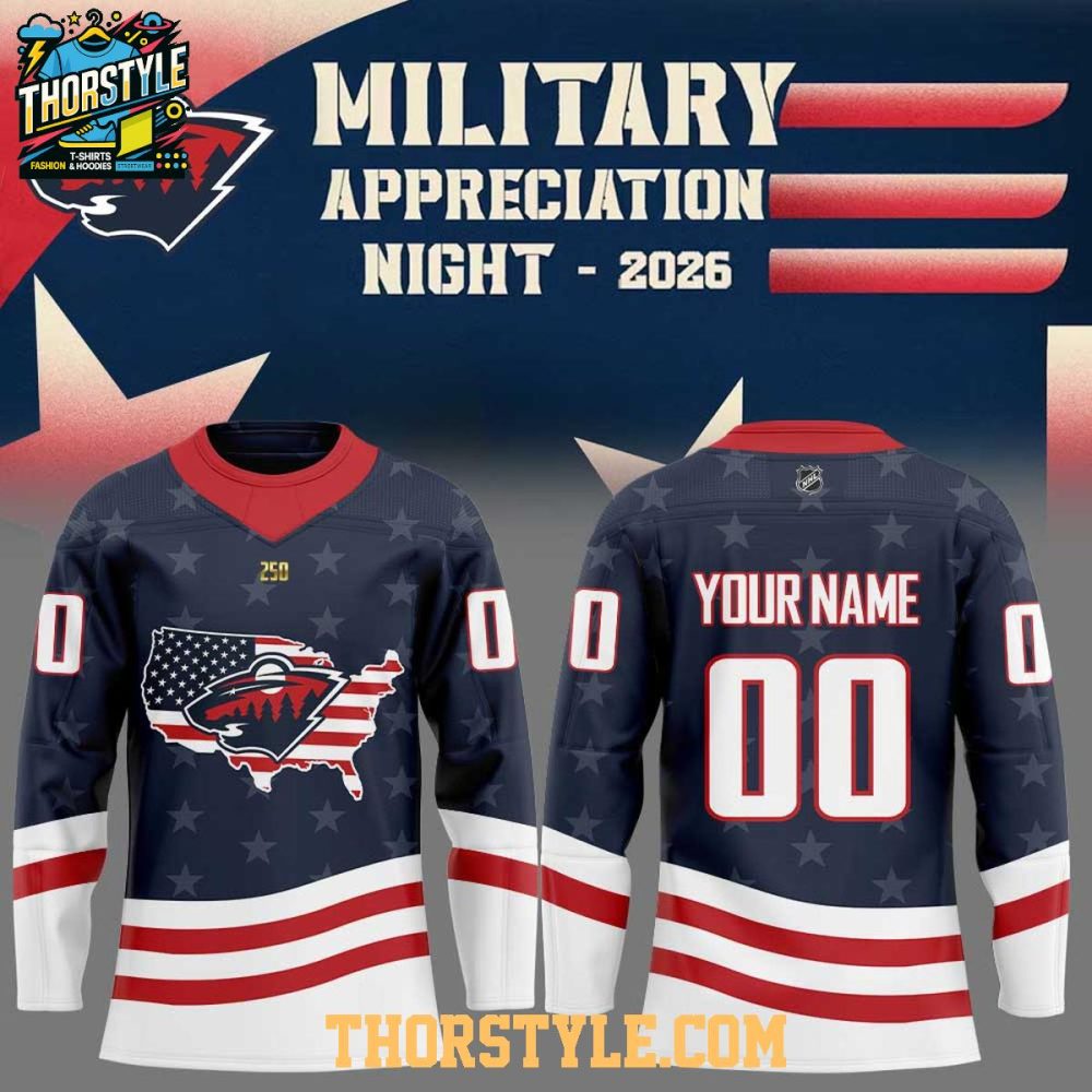 Minnesota Wild X Military Appreciation Night 2026 Hockey Jersey