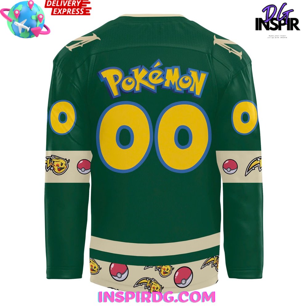Minnesota Wild X Pokémon Special Hockey Jersey