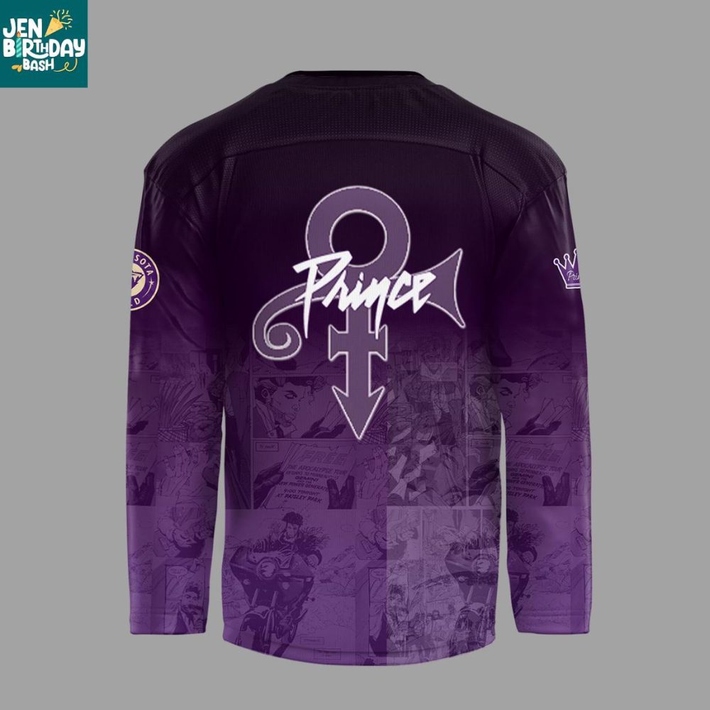 Minnesota Wild X Prince Music 2026 Night Personalized Hockey Jersey