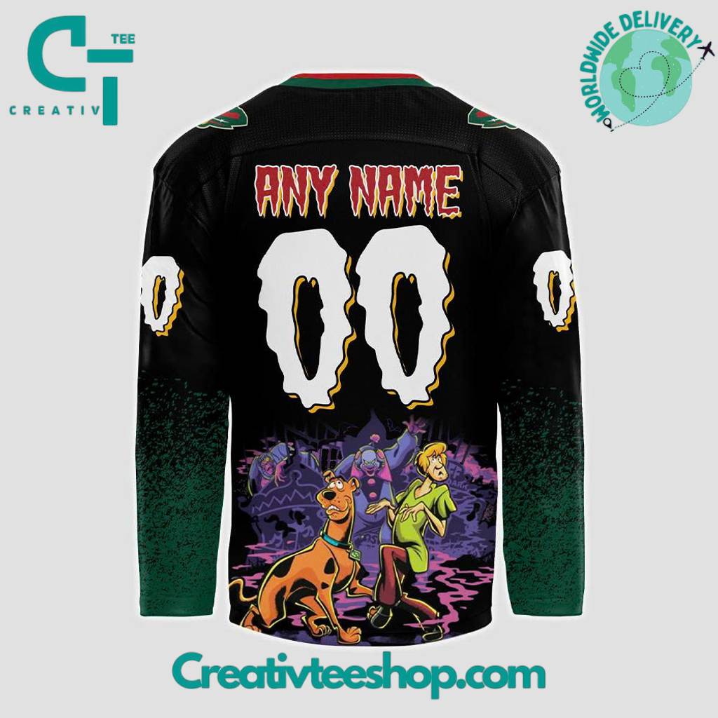 Minnesota Wild X Scooby-Doo Night 2025 Custom Hockey Jersey
