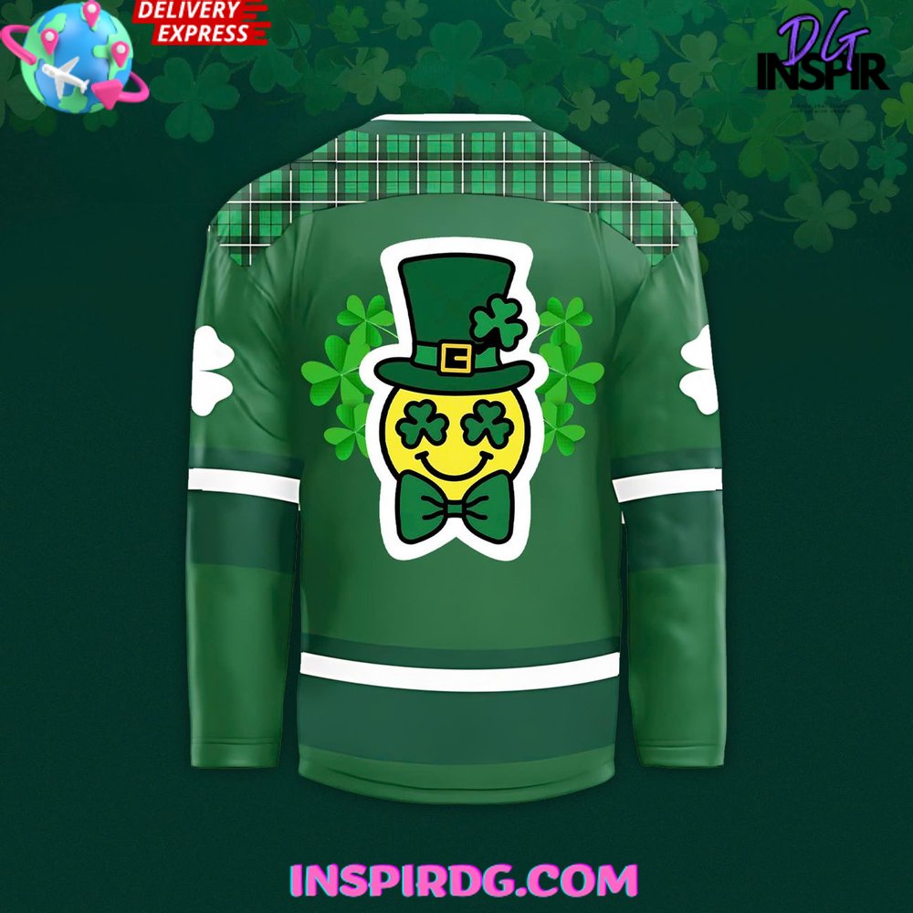 Minnesota Wild X St. Patrick’S Day 2025 Hockey Jersey