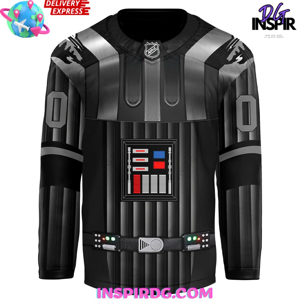 Minnesota Wild X Star Wars Night 2024 Black Hockey Jersey