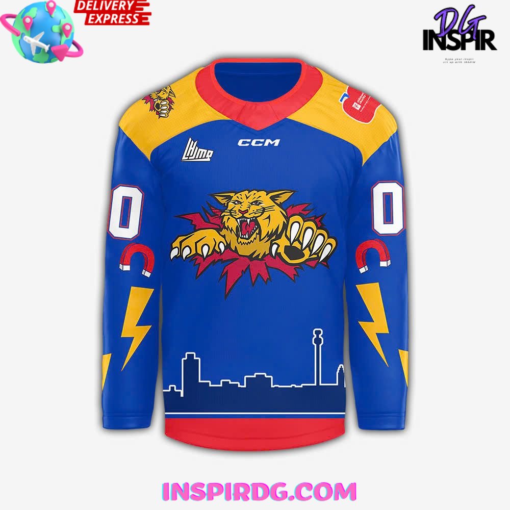 Moncton Wildcats Chl 2025 Hockey Jersey