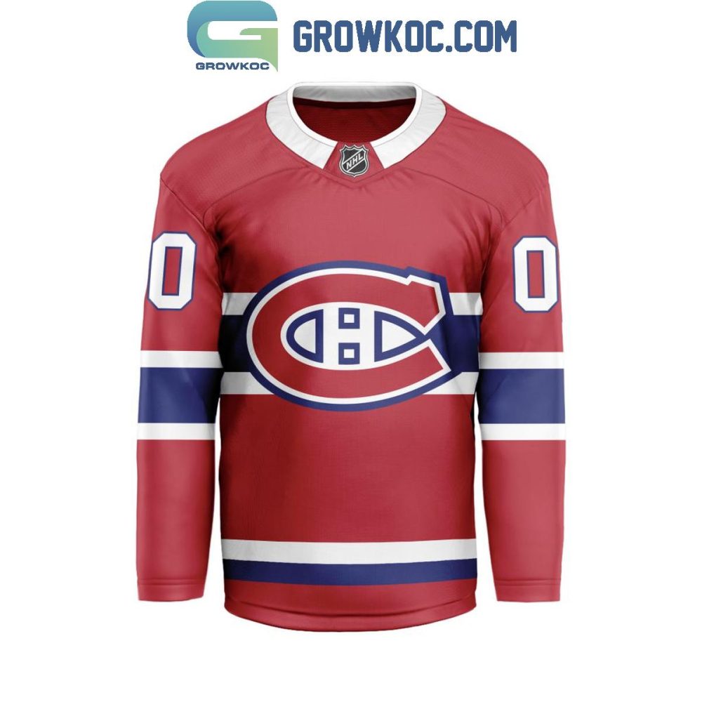 Montreal Canadiens Be The Fighter 2024 Home Personalized Hockey Jersey