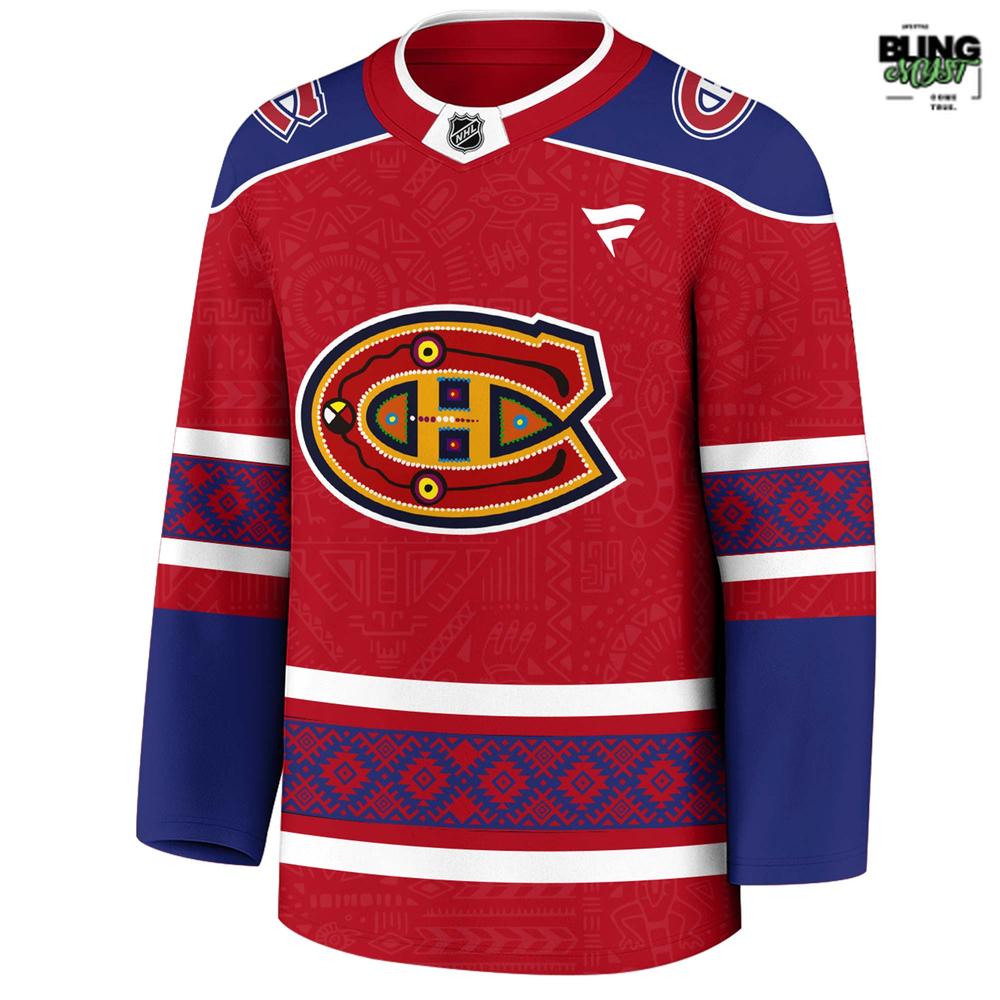 Montreal Canadiens Indigenous People Heritage 2026 Hockey Jersey