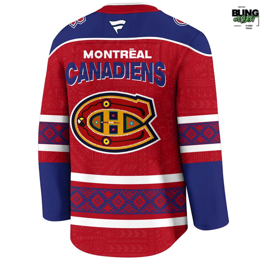 Montreal Canadiens Indigenous People Heritage 2026 Hockey Jersey