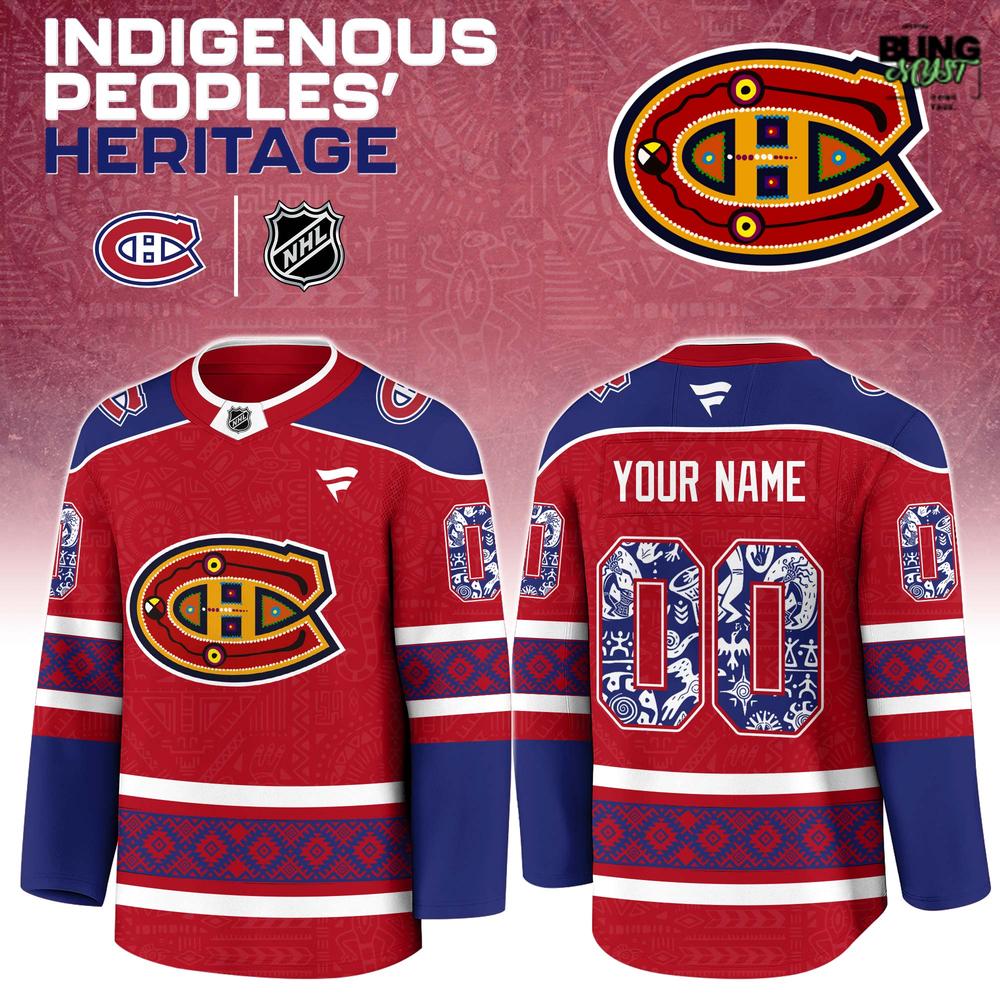 Montreal Canadiens Indigenous People Heritage 2026 Hockey Jersey