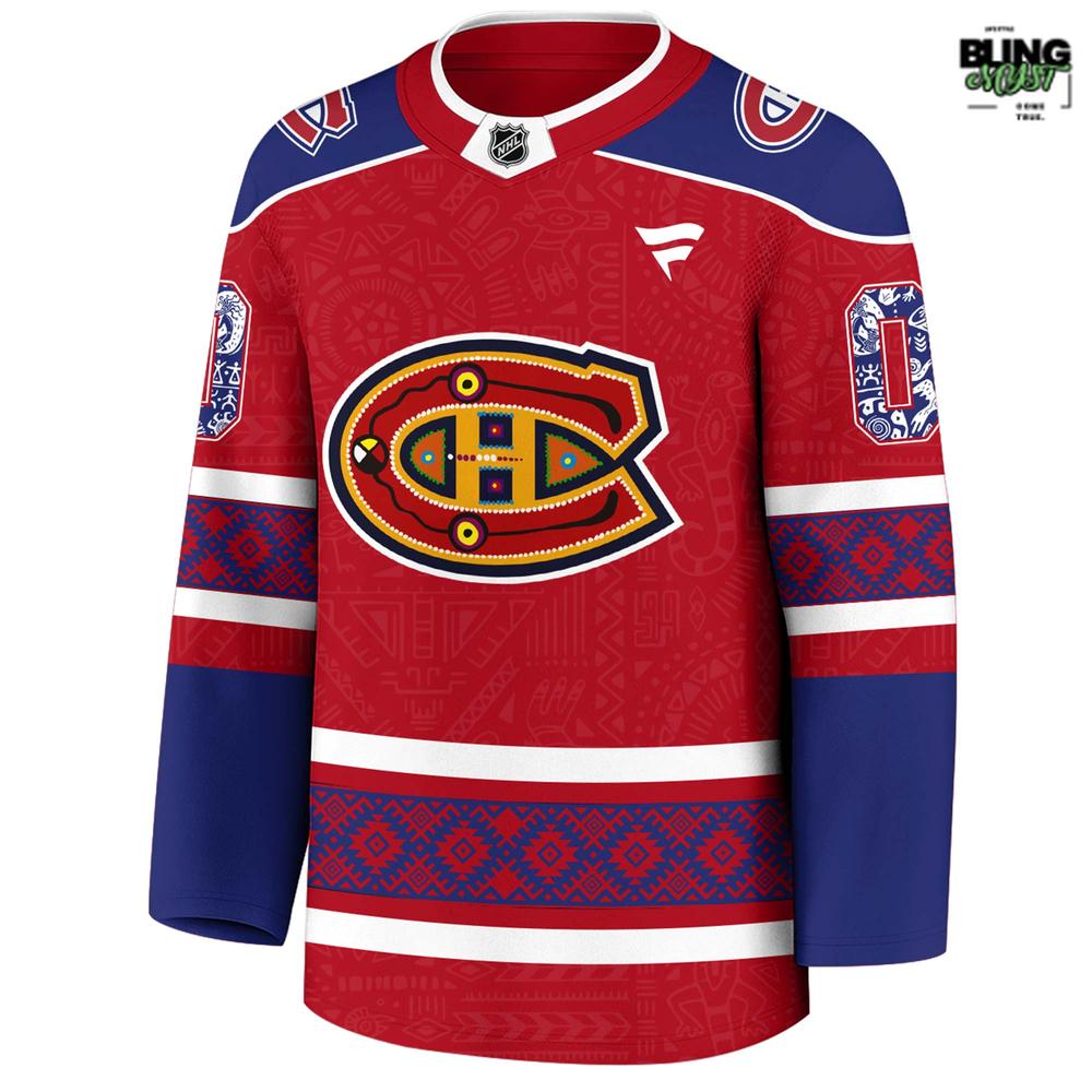 Montreal Canadiens Indigenous People Heritage 2026 Hockey Jersey