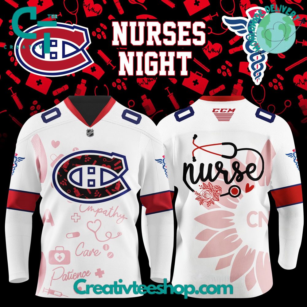Montreal Canadiens X Nurses Night 2025 Hockey Jersey