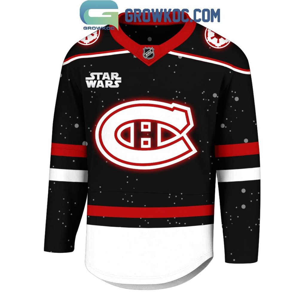 Montreal Canadiens X Star Wars Darth Vader Hockey Jersey