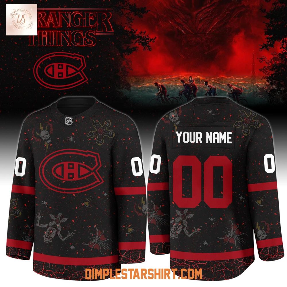 Montreal Canadiens X Stranger Things 5 Jersey