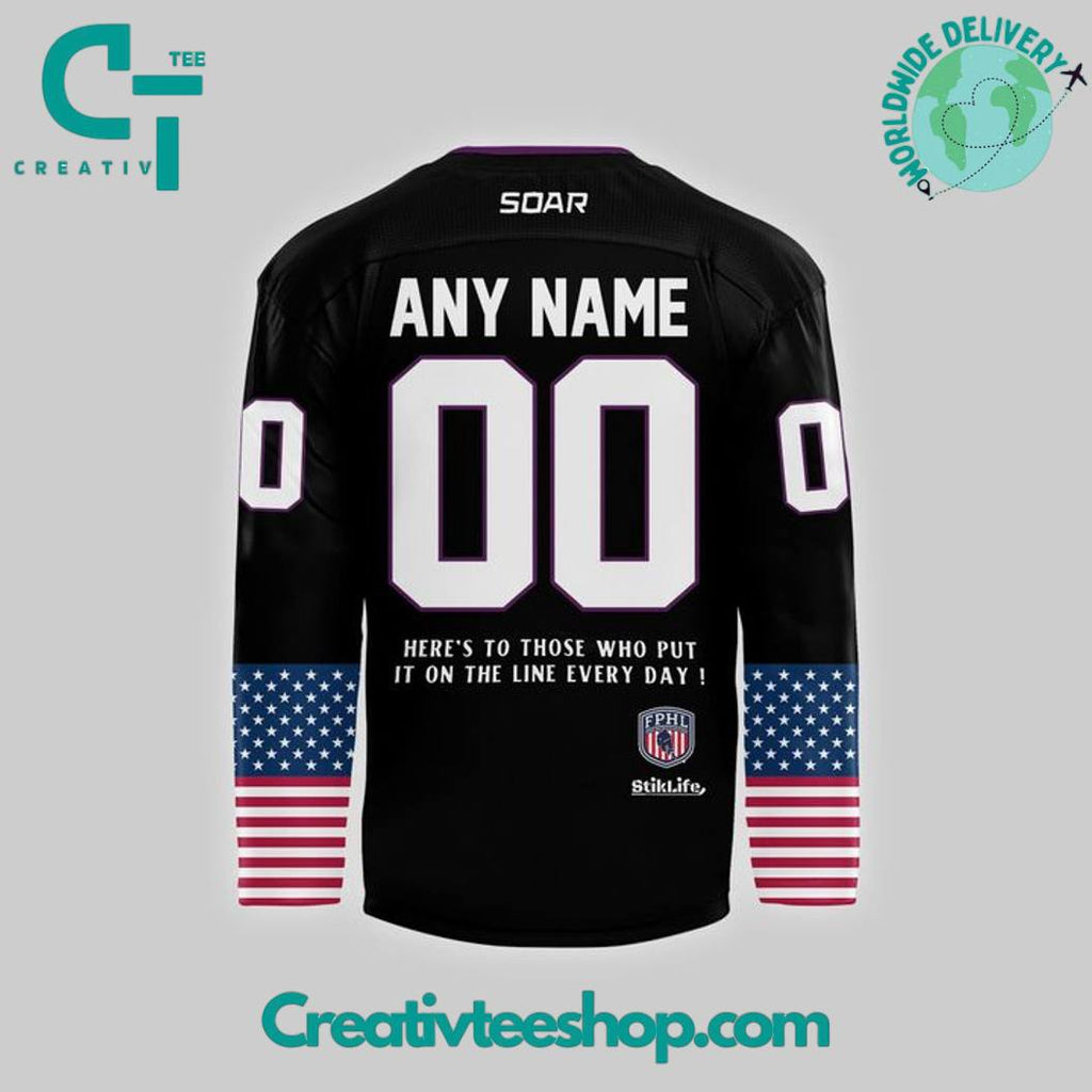 Motor City Rockers X Home Town Hero 2025 Special Hockey Jersey