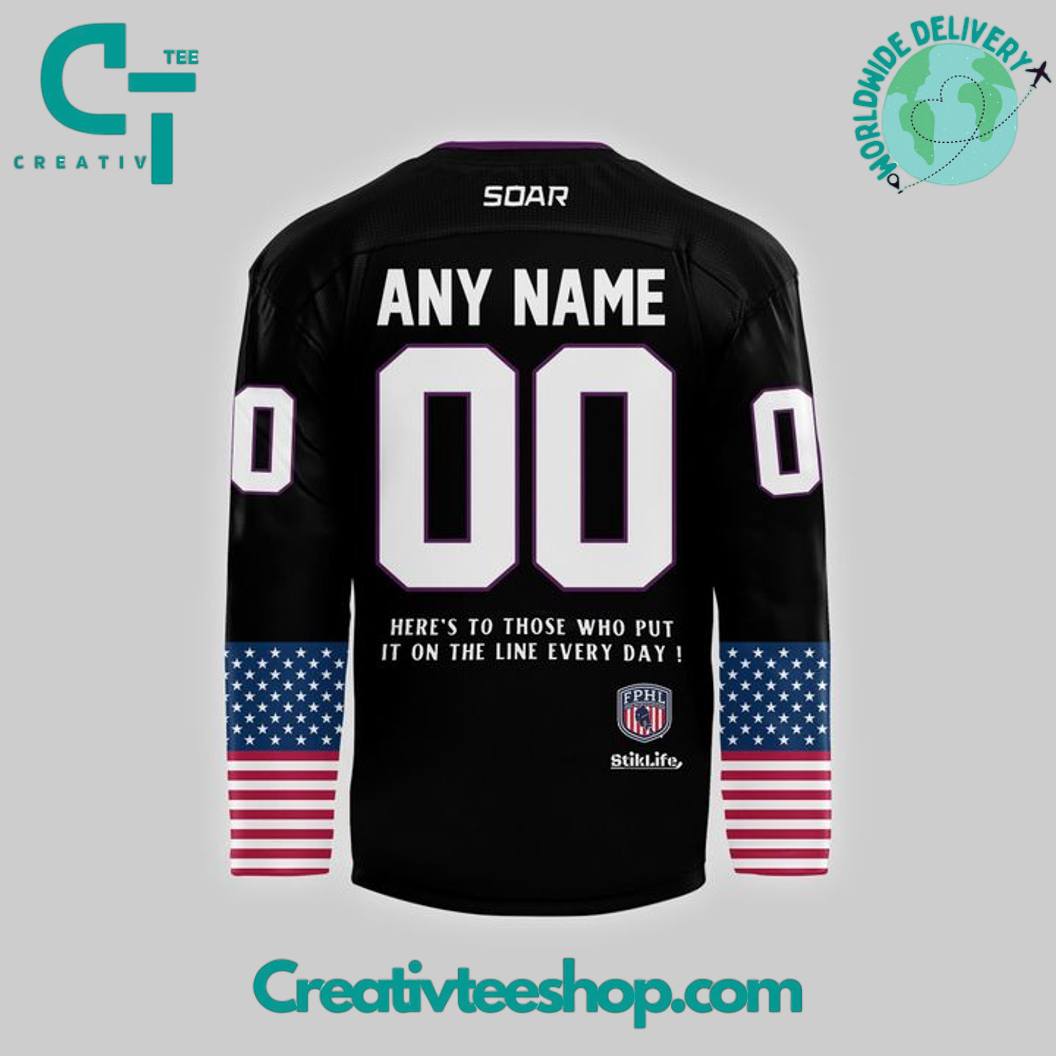 Motor City Rockers X Home Town Hero 2025 Special Hockey Jersey