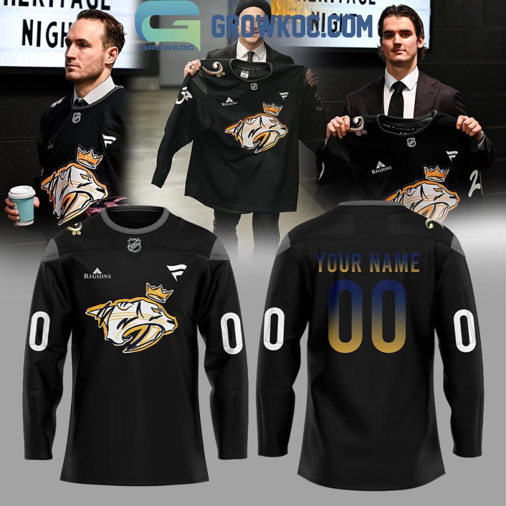 Nashville Predators Black Music Heritage Night Hockey Jersey
