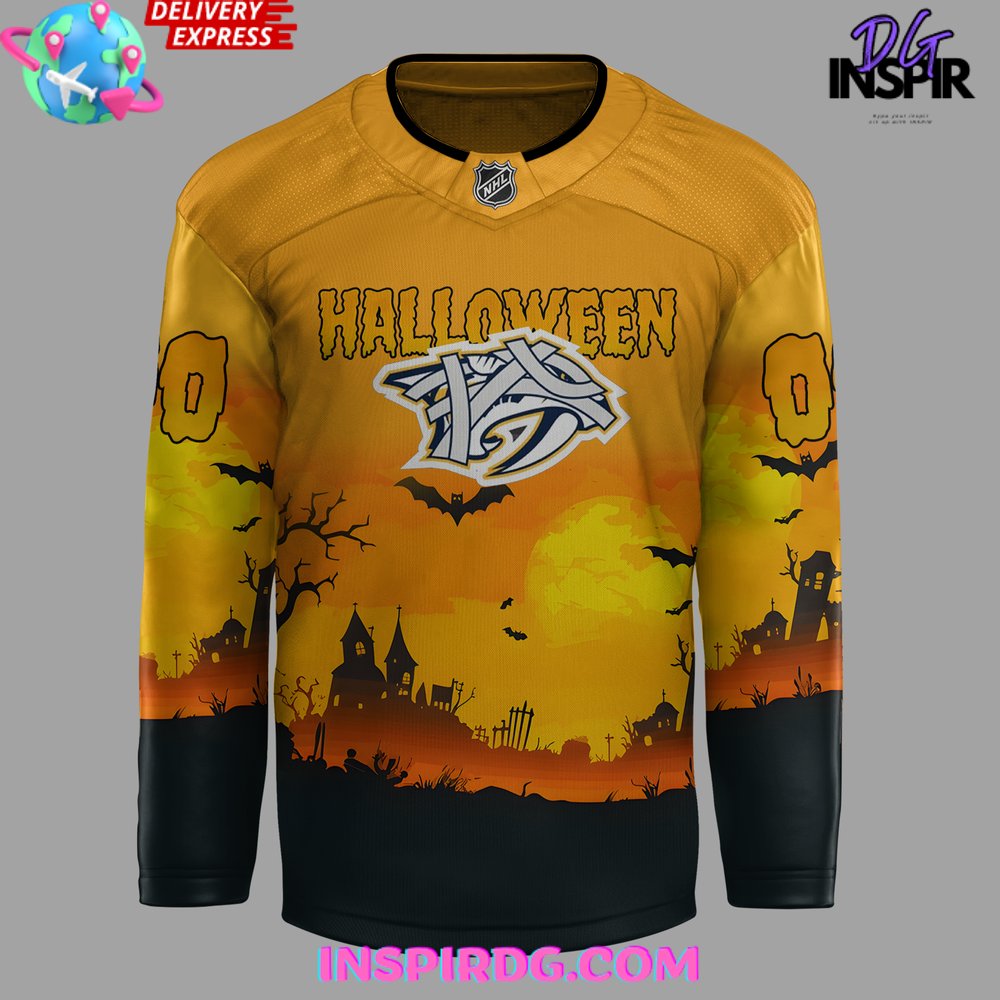Nashville Predators Halloween 2024 Special Edition Hockey Jersey