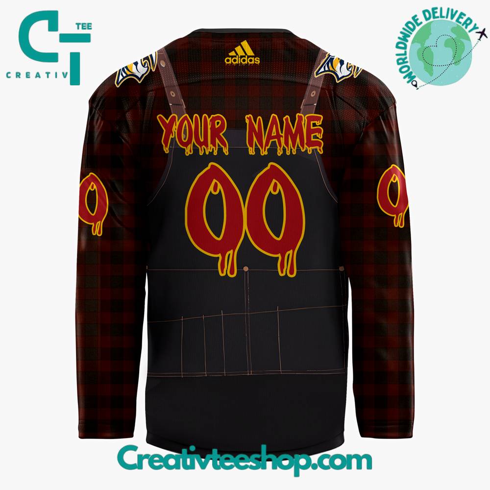 Nashville Predators Happy Halloween Hockey Jersey