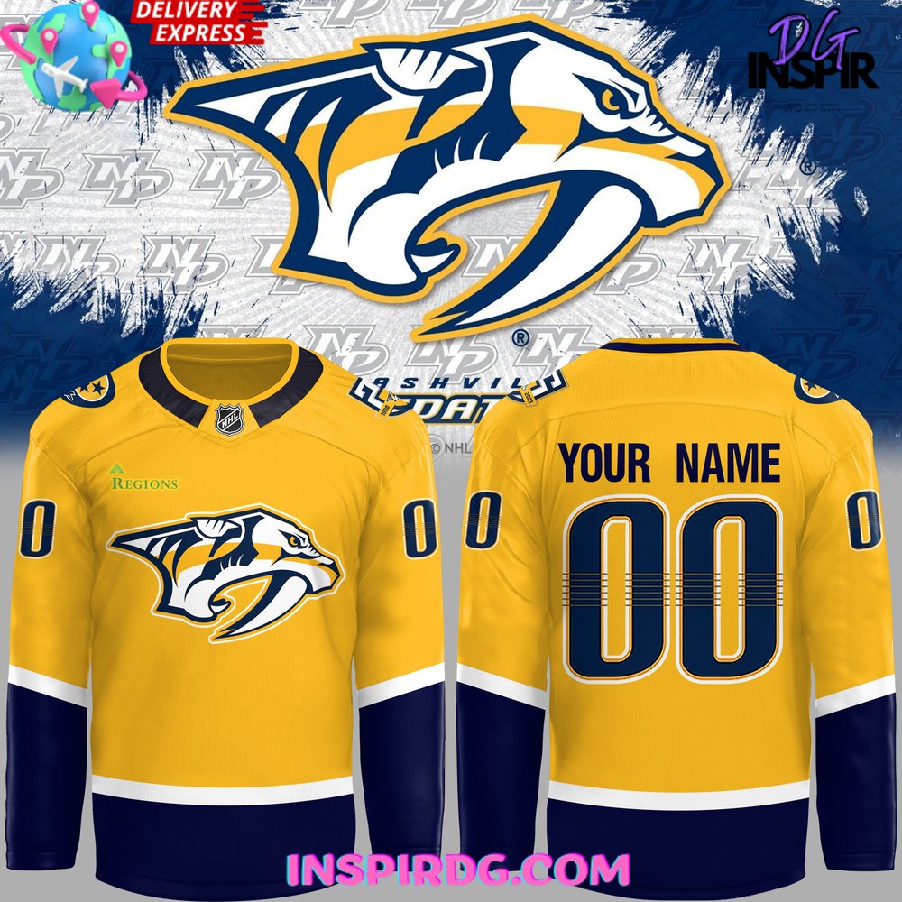 Nashville Predators Regions 2024 Hockey Jersey