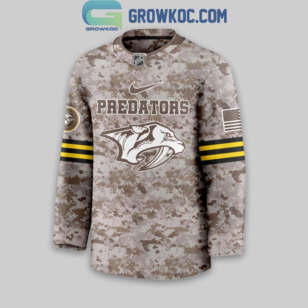 Nashville Predators Us Marine Corps Hockey Jersey