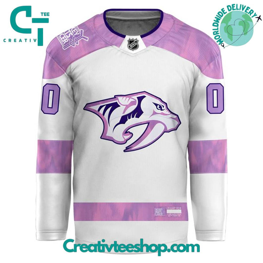 Nashville Predators X Lexi Rogers 2025 Special Hockey Jersey