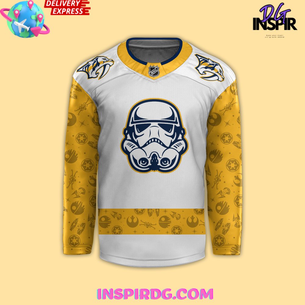 Nashville Predators X Star Wars Night 2024 Hockey Jersey
