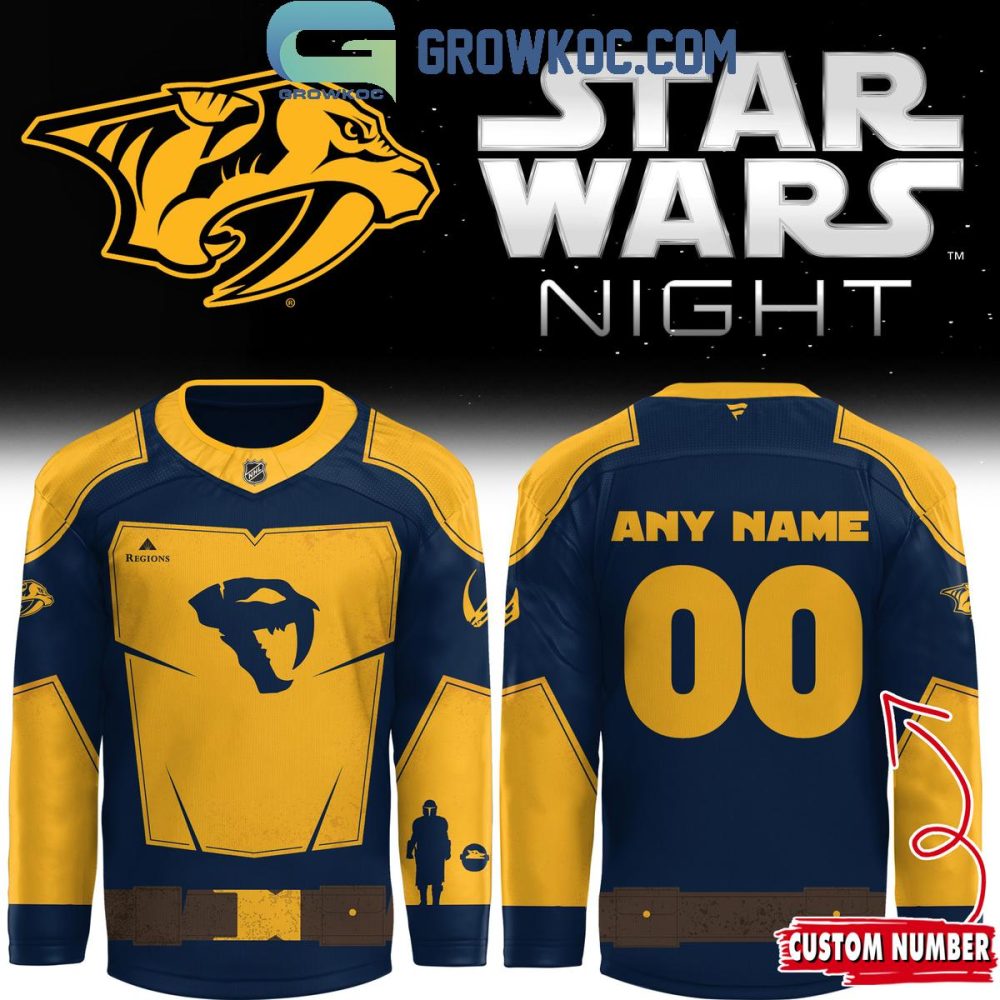 Nashville Predators X Star Wars Night Hockey Jersey