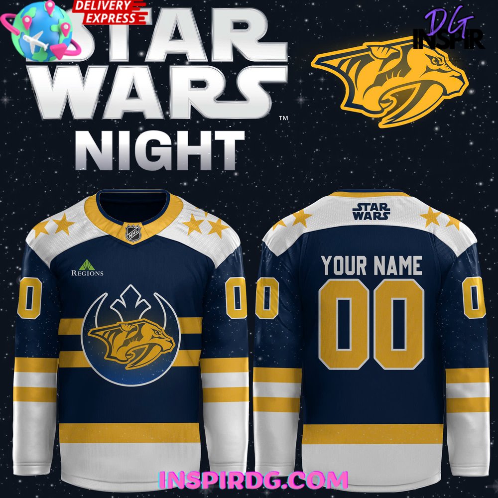 Nashville Predators X Star Wars Night Special Hockey Jersey