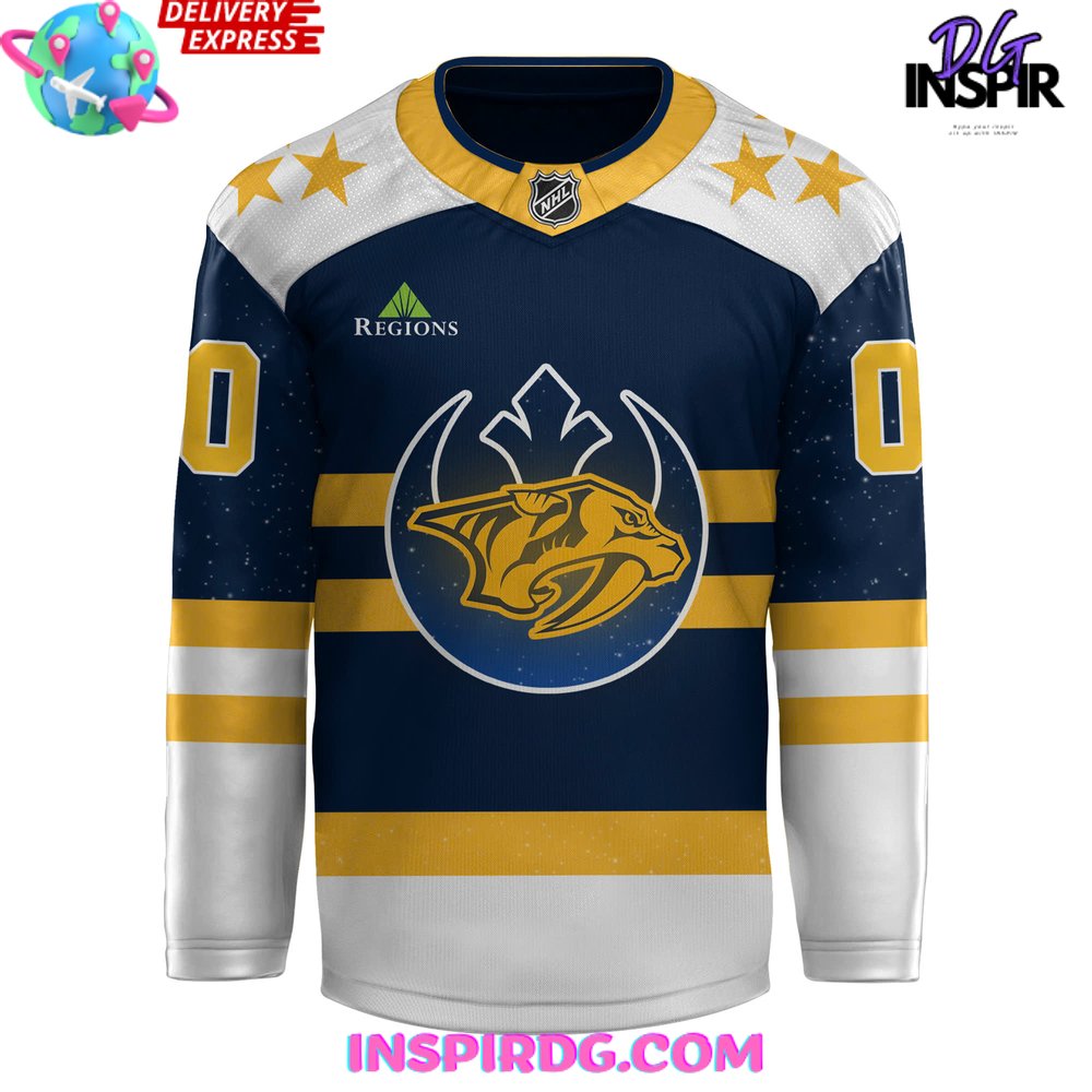 Nashville Predators X Star Wars Night Special Hockey Jersey