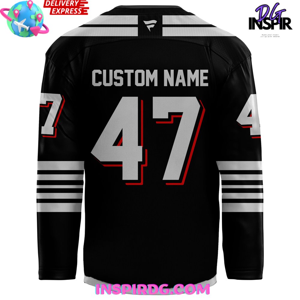 New Jersey Devils Back In Black 2025 Hockey Jersey